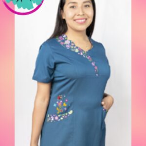 Delantal YE Aplicación Orquídea